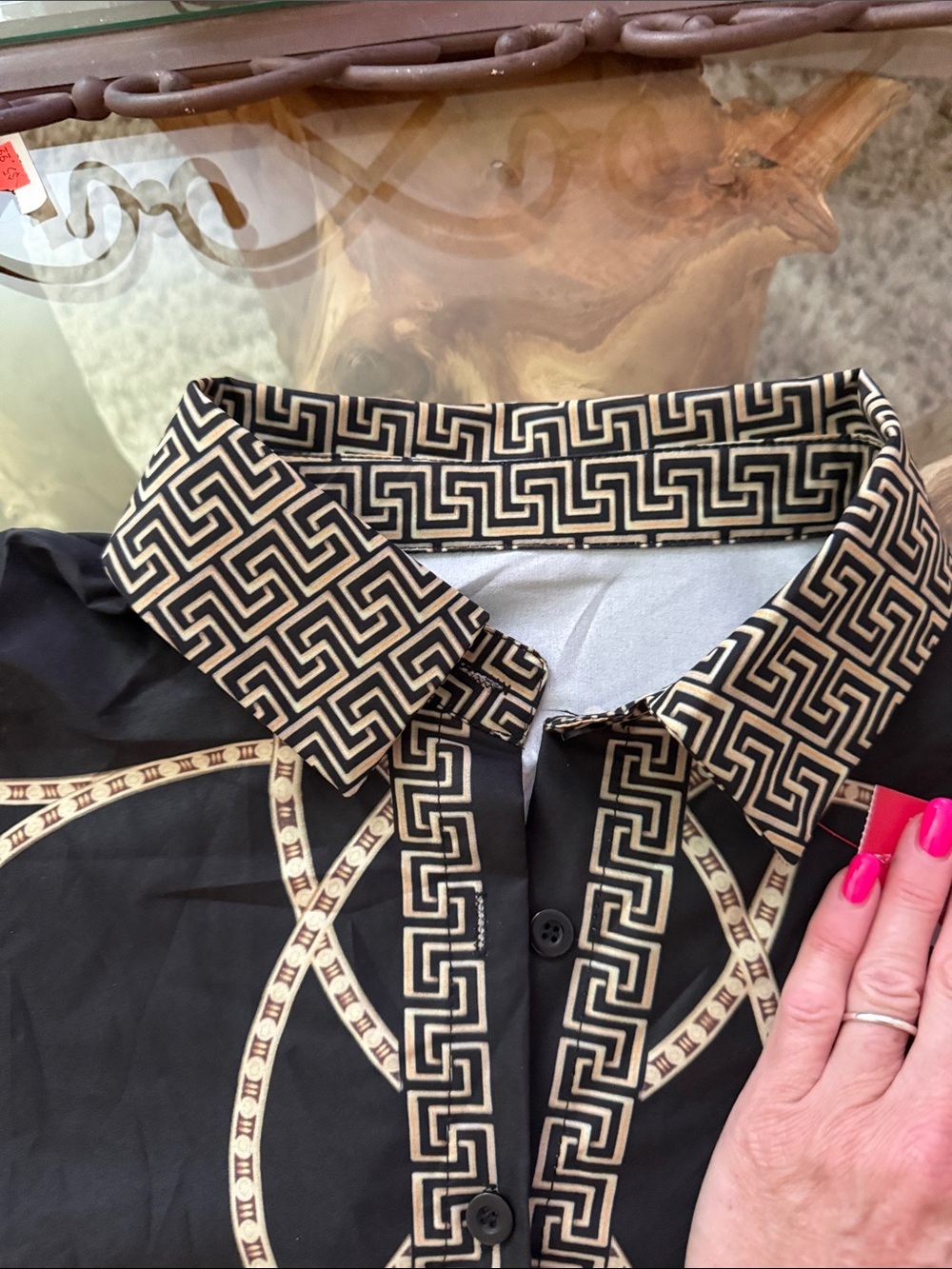 Baroque Print Shirt - Picture 6 of 12